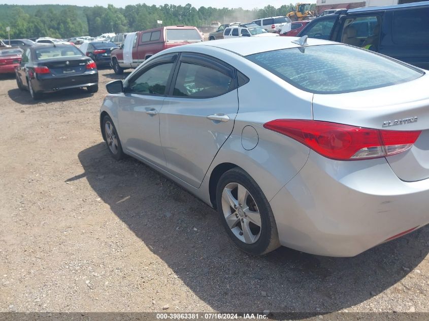 2013 Hyundai Elantra Gls VIN: 5NPDH4AE6DH264781 Lot: 39863381