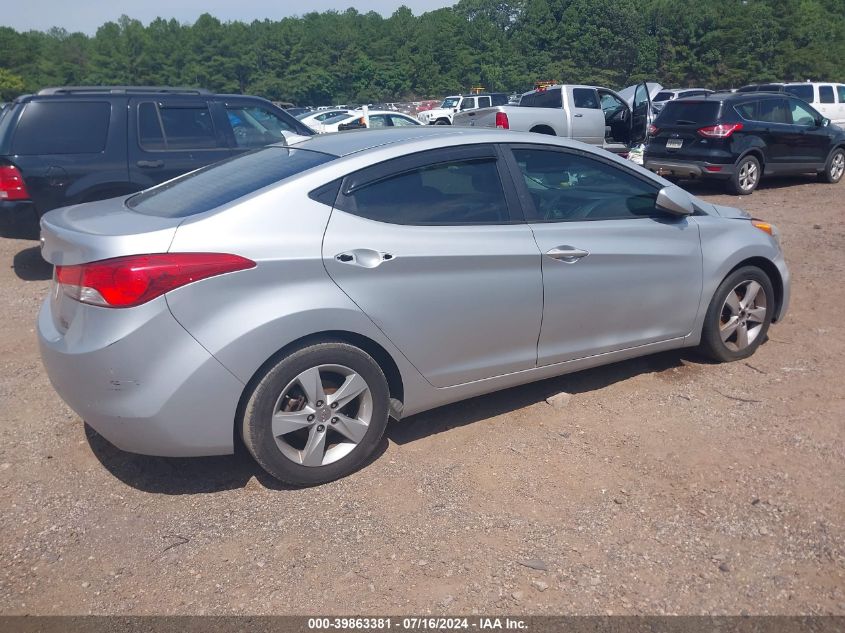 2013 Hyundai Elantra Gls VIN: 5NPDH4AE6DH264781 Lot: 39863381