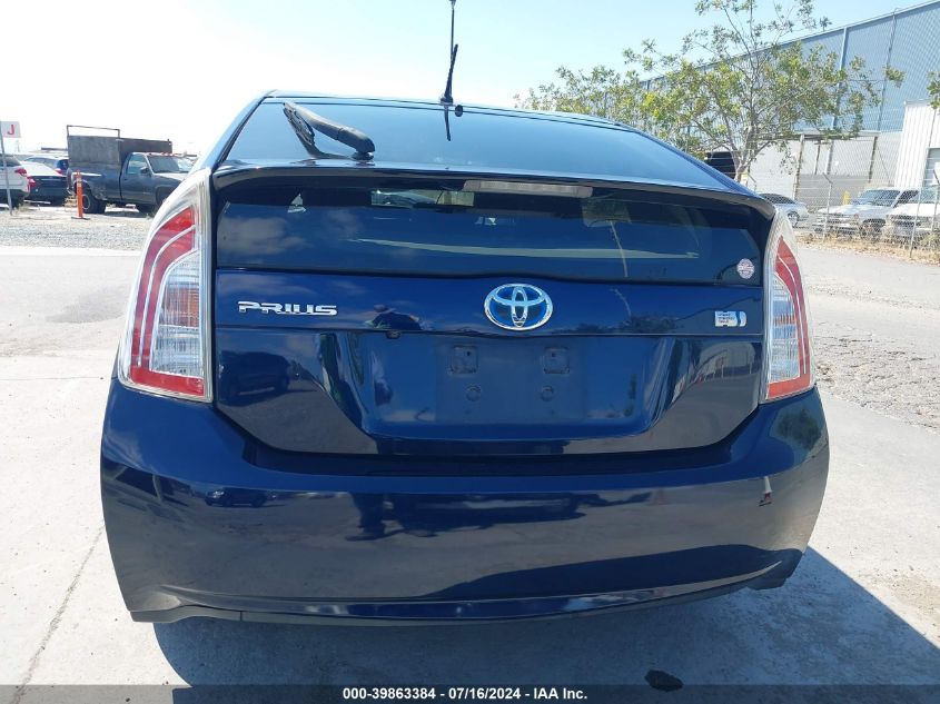 2015 Toyota Prius Two VIN: JTDKN3DU3F1972171 Lot: 39863384