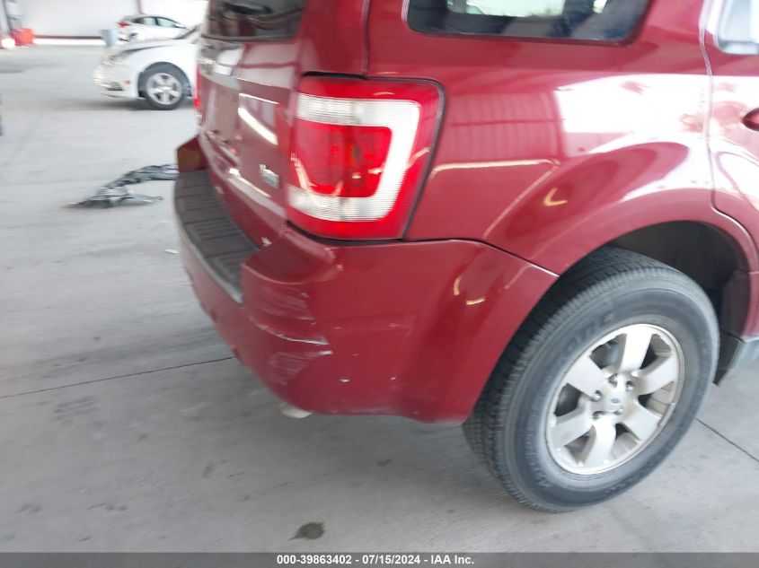 2011 Ford Escape Limited VIN: 1FMCU9EG6BKA93220 Lot: 39863402