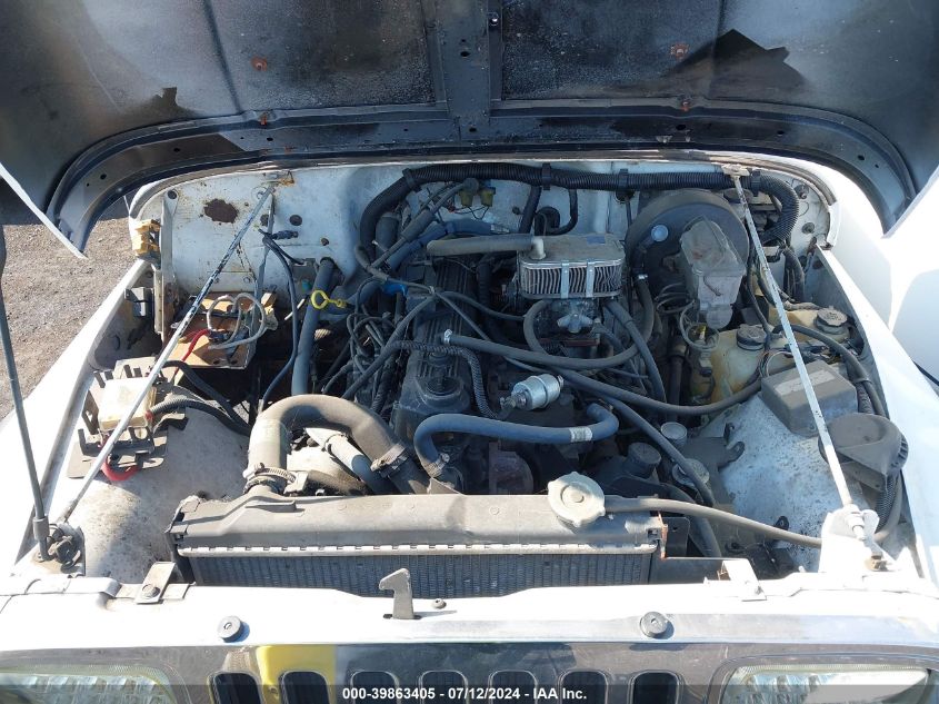 1990 Jeep Wrangler / Yj Islander VIN: 2J4FY39TXLJ522851 Lot: 39863405