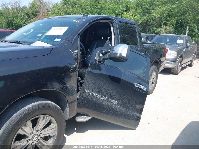 2019 Nissan Titan Sl VIN: 1N6AA1E59KN517585 Lot: 39863417