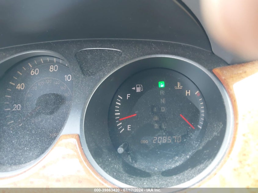 2006 Lexus Es 330 VIN: JTHBA30G865152879 Lot: 39863420