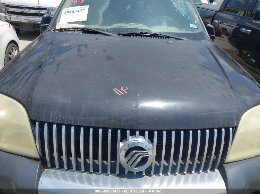 2007 Mercury Mountaineer Premier VIN: 4M2EU38807UJ00361 Lot: 39863437