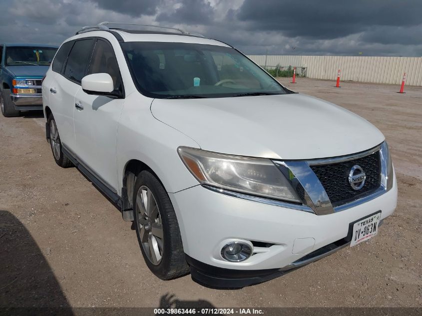 2014 Nissan Pathfinder Platinum VIN: 5N1AR2MN2EC641468 Lot: 39863446