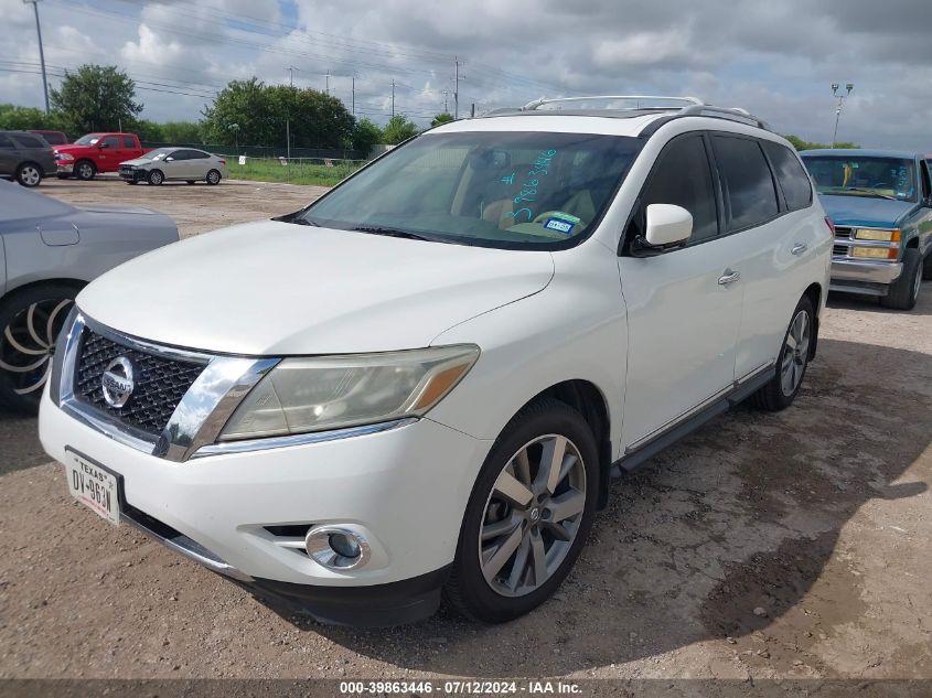 2014 Nissan Pathfinder Platinum VIN: 5N1AR2MN2EC641468 Lot: 39863446