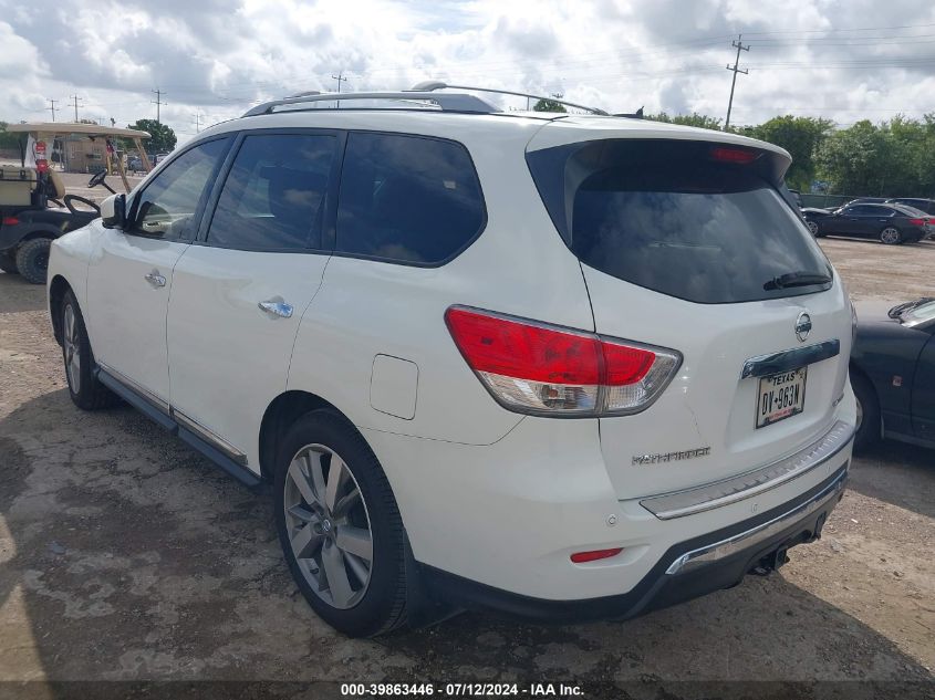 2014 Nissan Pathfinder Platinum VIN: 5N1AR2MN2EC641468 Lot: 39863446