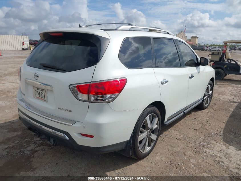 2014 Nissan Pathfinder Platinum VIN: 5N1AR2MN2EC641468 Lot: 39863446