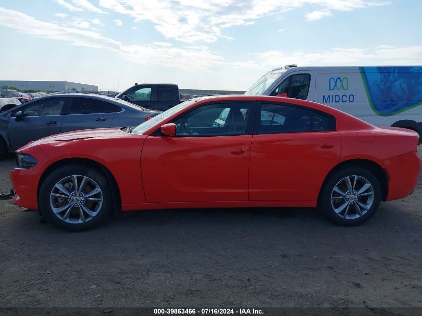 2022 Dodge Charger Sxt Awd VIN: 2C3CDXJG3NH193645 Lot: 39863466