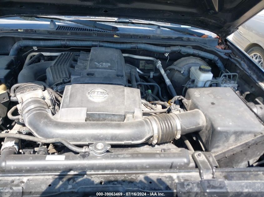 2010 Nissan Pathfinder S Fe+ VIN: 5N1AR1NN7AC620666 Lot: 39863469