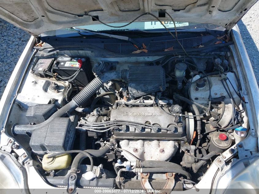 1998 Honda Civic Lx VIN: 1HGEJ6674WL021193 Lot: 39863477