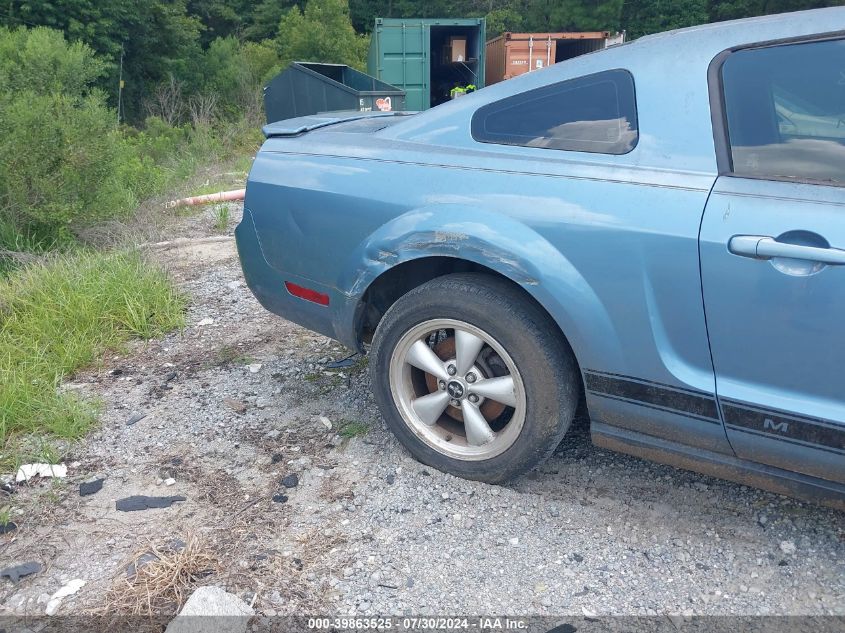 2007 Ford Mustang V6 Deluxe/V6 Premium VIN: 1ZVFT80NX75216198 Lot: 39863525