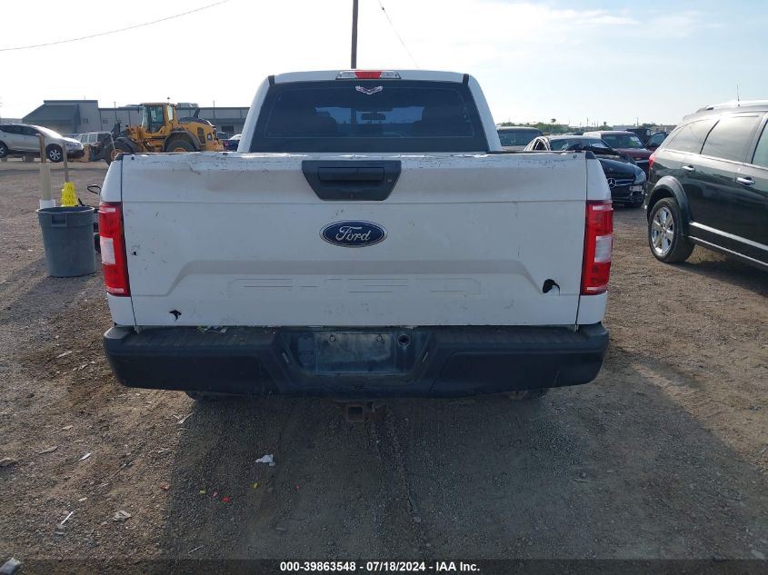 2018 Ford F-150 Xl VIN: 1FTEW1C51JKE60923 Lot: 39863548