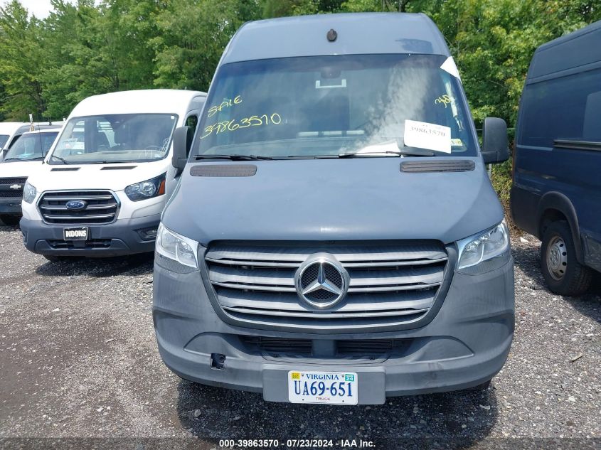 2019 Mercedes-Benz Sprinter 2500 High Roof V6 VIN: WD4PF1CD0KP109852 Lot: 39863570