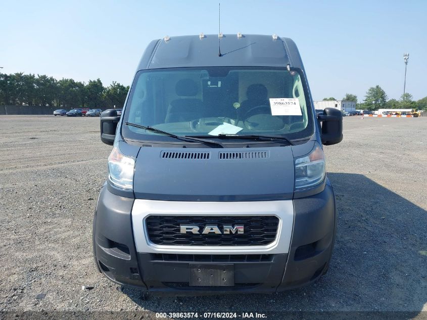 2020 Ram Promaster 3500 Cargo Van High Roof 159 Wb Ext VIN: 3C6URVJG9LE108460 Lot: 39863574