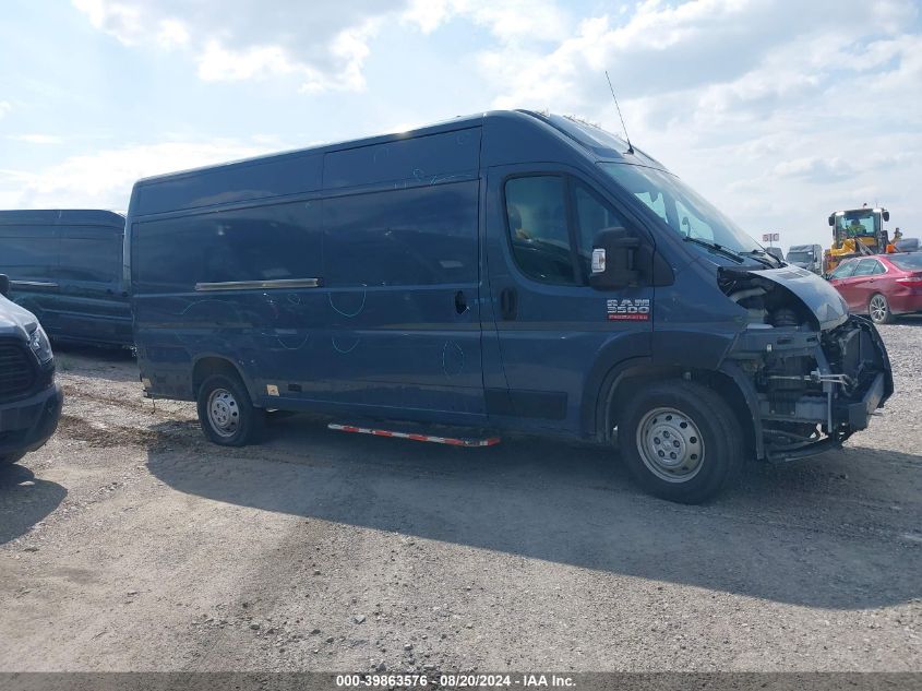 2021 Ram Promaster 3500 Cargo Van High Roof 159 Wb Ext VIN: 3C6MRVJG1ME563126 Lot: 39863576