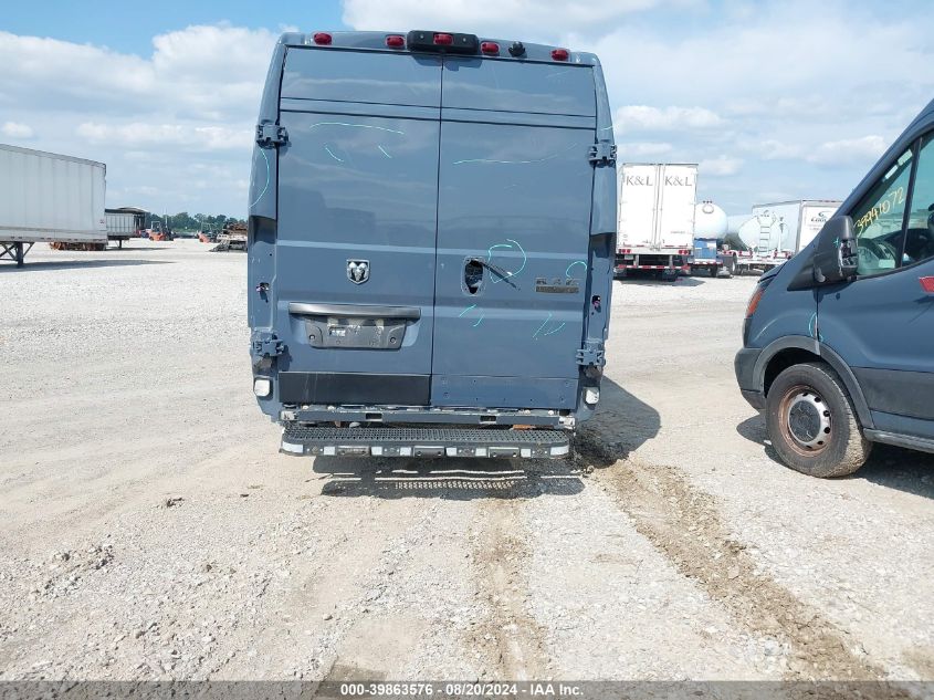 2021 Ram Promaster 3500 Cargo Van High Roof 159 Wb Ext VIN: 3C6MRVJG1ME563126 Lot: 39863576