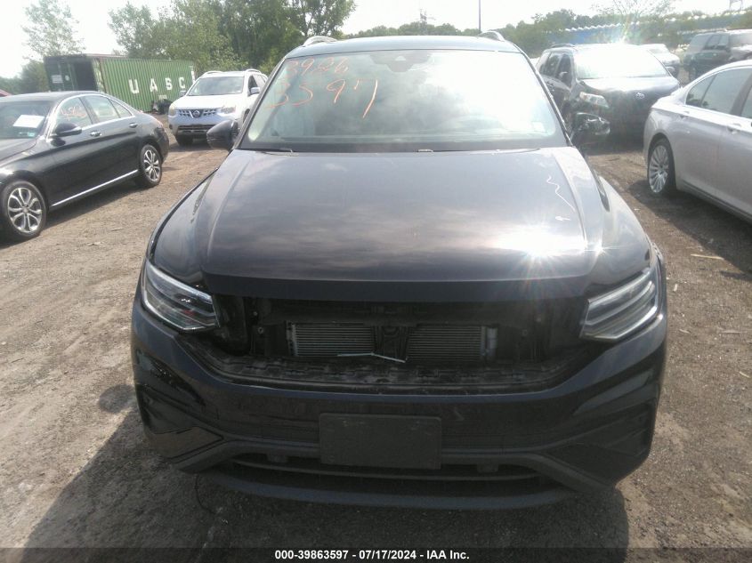 2022 Volkswagen Tiguan Se VIN: 3VV2B7AX4NM074972 Lot: 39863597