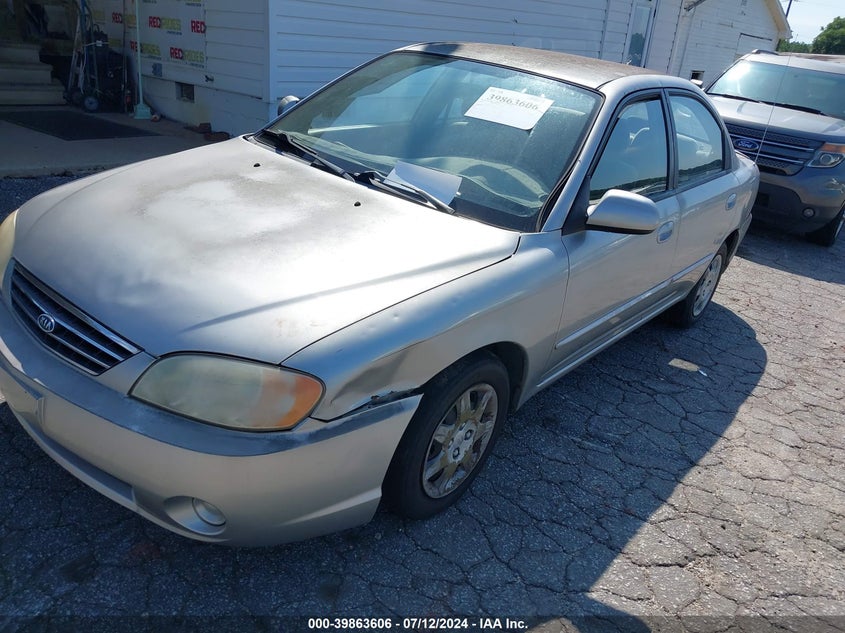 2004 Kia Spectra Ls VIN: KNAFB121245308552 Lot: 39863606