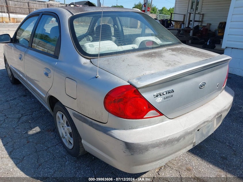 2004 Kia Spectra Ls VIN: KNAFB121245308552 Lot: 39863606