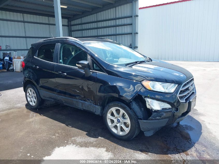 2020 Ford Ecosport Se VIN: MAJ3S2GEXLC356906 Lot: 39863614