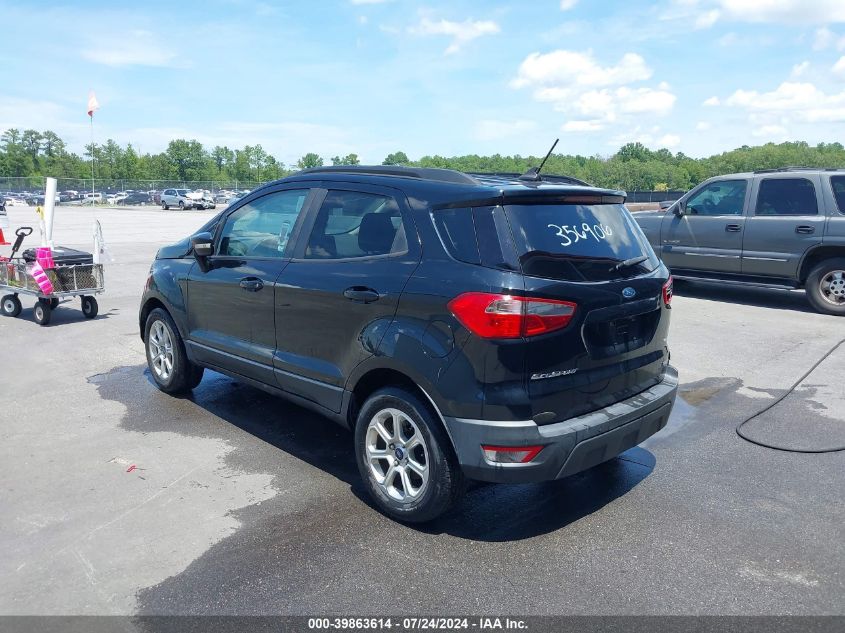 2020 Ford Ecosport Se VIN: MAJ3S2GEXLC356906 Lot: 39863614