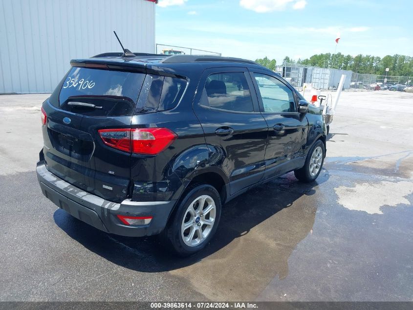 2020 Ford Ecosport Se VIN: MAJ3S2GEXLC356906 Lot: 39863614