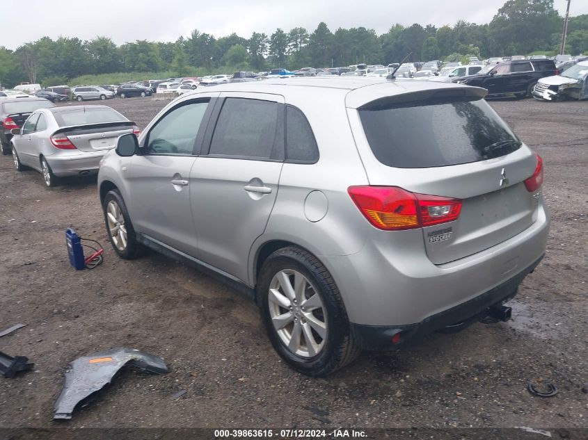 2014 Mitsubishi Outlander Sport Es VIN: 4A4AR3AU5EE024570 Lot: 39863615