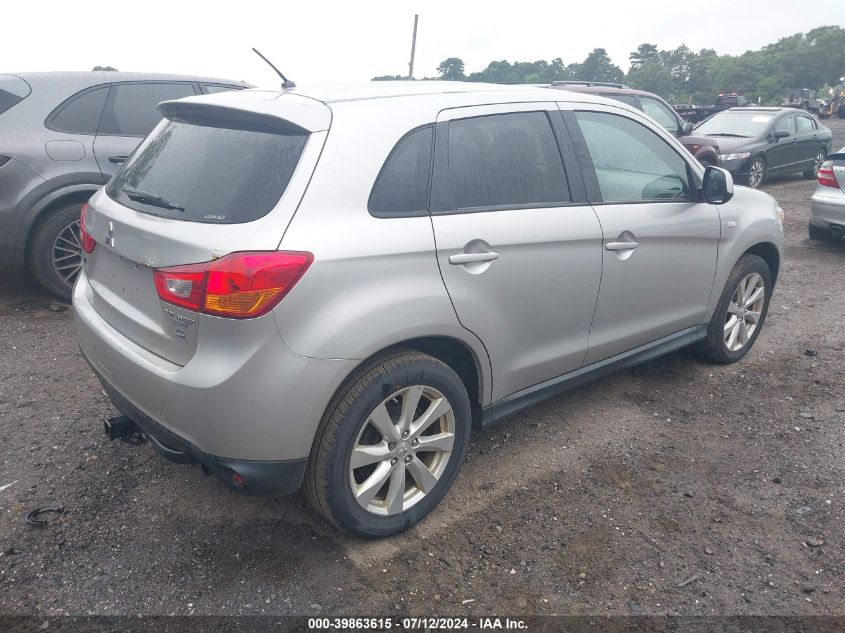 2014 Mitsubishi Outlander Sport Es VIN: 4A4AR3AU5EE024570 Lot: 39863615