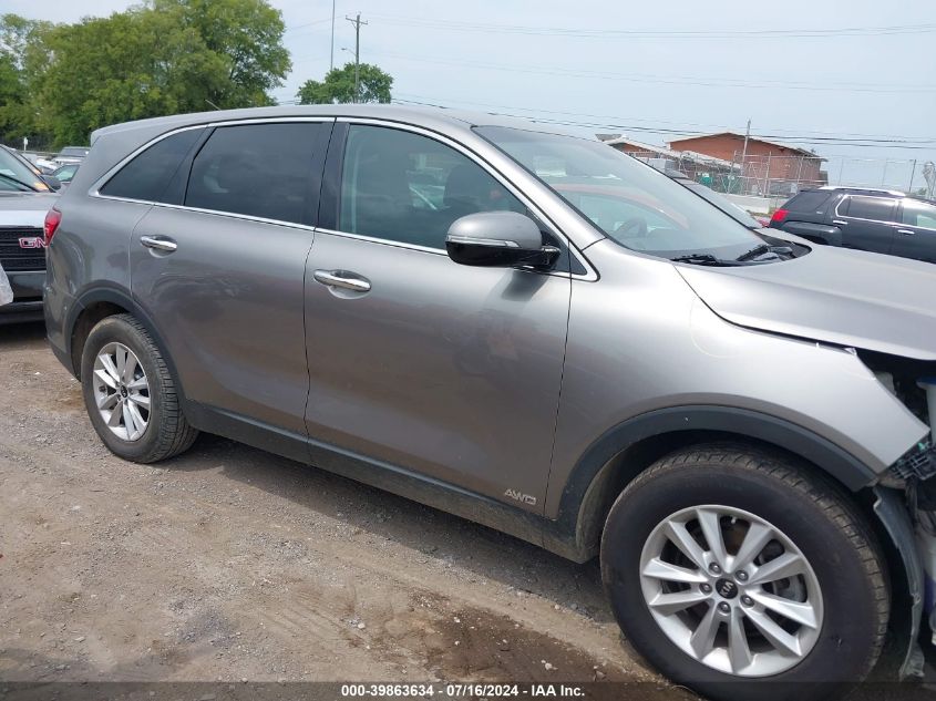 2019 KIA SORENTO LX/S - 5XYPGDA56KG545094