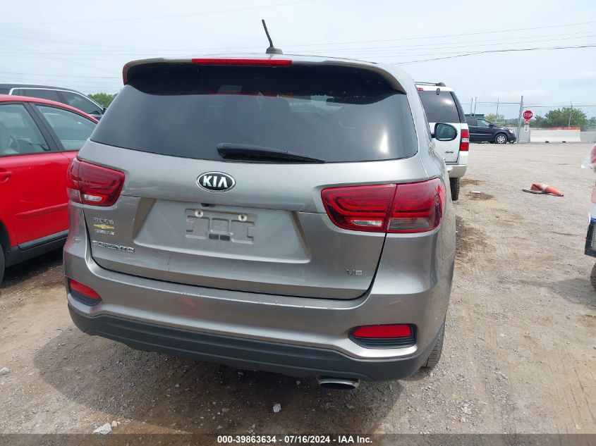 2019 Kia Sorento 3.3L Lx VIN: 5XYPGDA56KG545094 Lot: 39863634