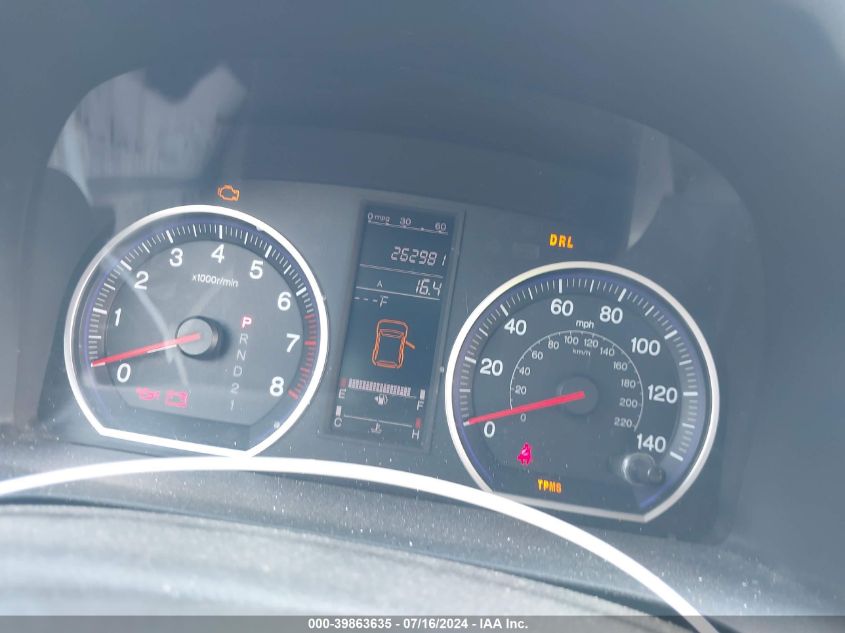 2009 Honda Cr-V Ex-L VIN: 5J6RE38729L022292 Lot: 39863635