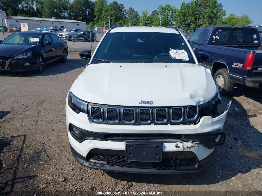 2024 Jeep Compass Latitude 4X4 VIN: 3C4NJDBN8RT607296 Lot: 39863639