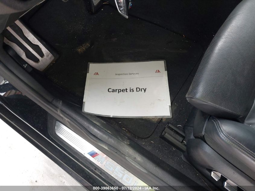 2019 BMW M550I xDrive VIN: WBAJB9C53KB287848 Lot: 39863650