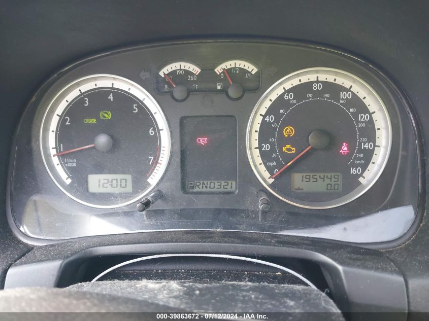 2004 Volkswagen Jetta Gls 2.0L VIN: 3VWSK69M84M121273 Lot: 39863672