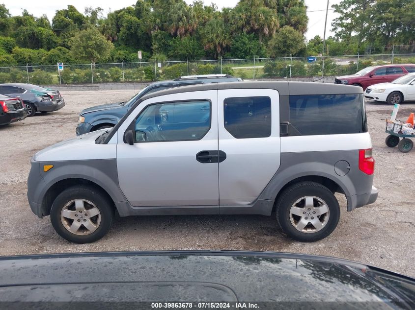 2003 Honda Element Ex VIN: 5J6YH18573L016470 Lot: 39863678