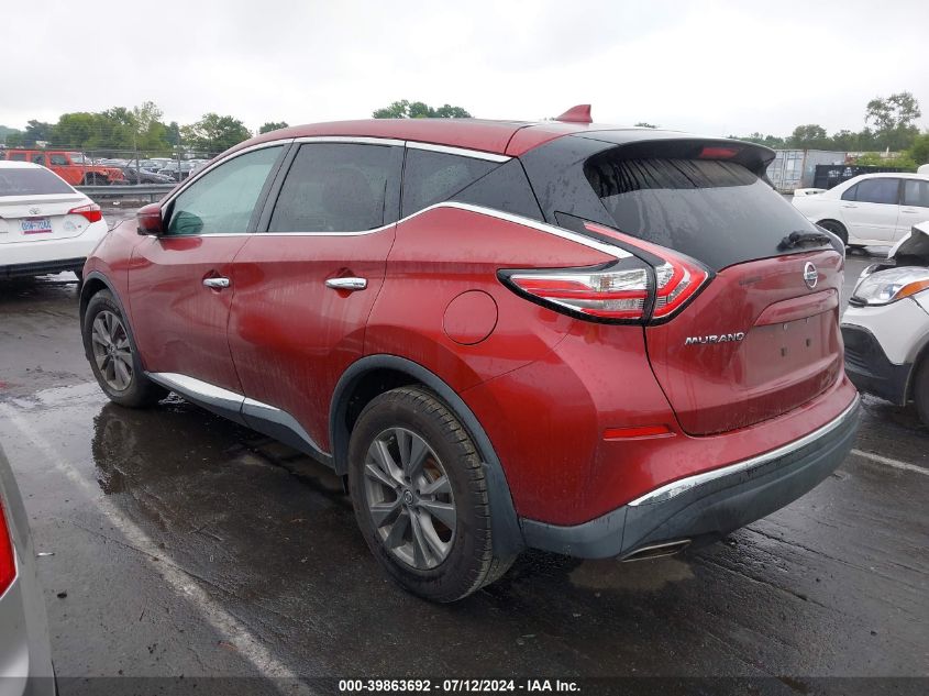 2016 Nissan Murano S VIN: 5N1AZ2MG0GN165570 Lot: 39863692