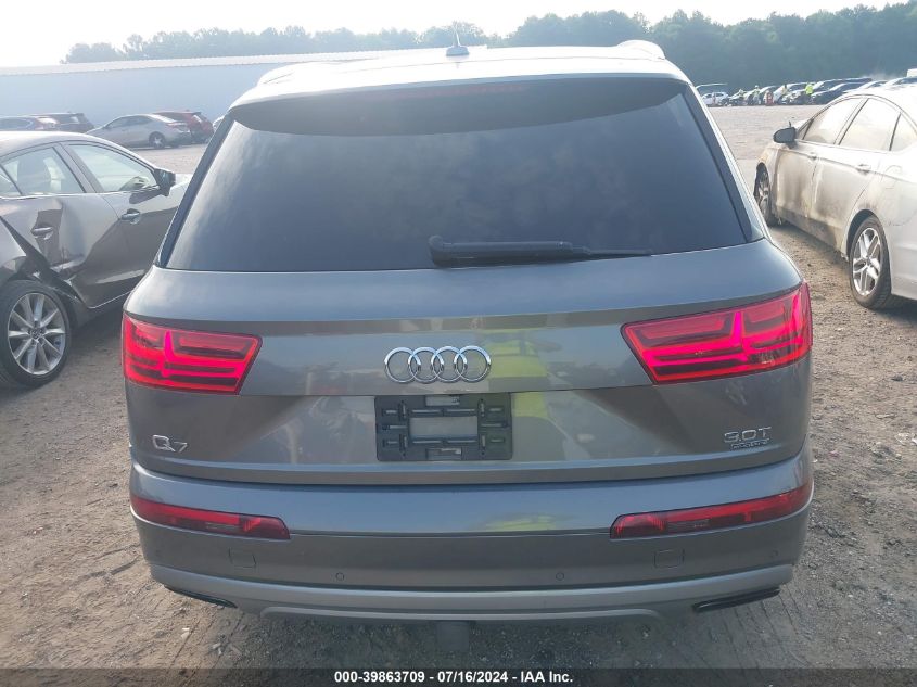 2017 Audi Q7 3.0T Premium VIN: WA1LAAF73HD023078 Lot: 39863709