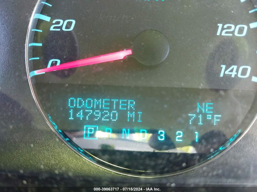 2009 Chevrolet Impala Ltz VIN: 2G1WU57M291300041 Lot: 39863717