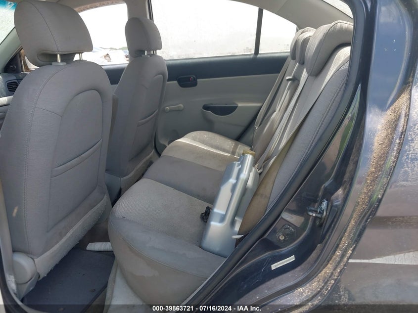 2007 Hyundai Accent Gls VIN: KMHCN46C27U096042 Lot: 39863721