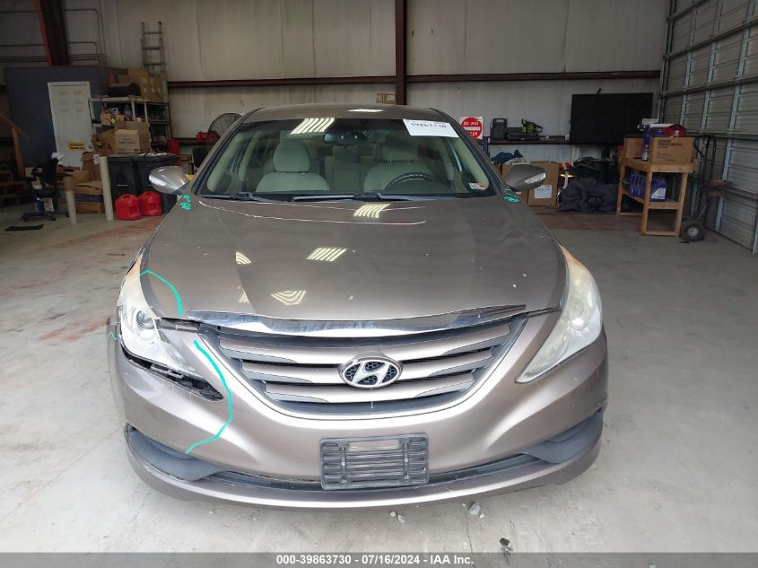 2014 Hyundai Sonata Gls VIN: 5NPEB4AC7EH927569 Lot: 39863730