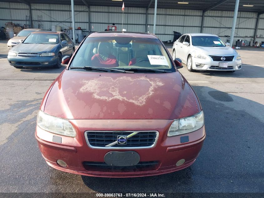 2008 Volvo S60 2.5T VIN: YV1RS592782694912 Lot: 39863763