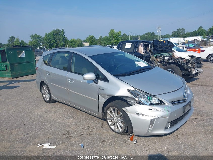 2012 Toyota Prius V Five VIN: JTDZN3EU6C3142944 Lot: 39863770