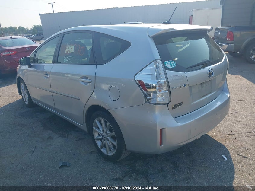 2012 Toyota Prius V Five VIN: JTDZN3EU6C3142944 Lot: 39863770