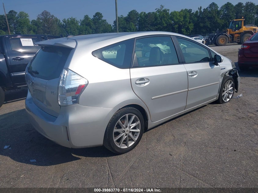 2012 Toyota Prius V Five VIN: JTDZN3EU6C3142944 Lot: 39863770