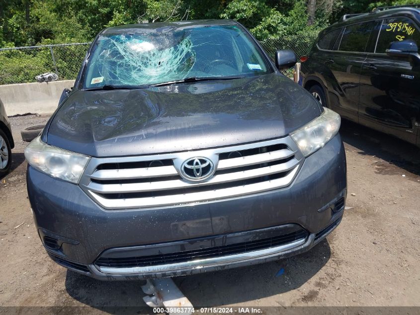 2012 Toyota Highlander Base V6 VIN: 5TDBK3EH7CS130779 Lot: 39863774