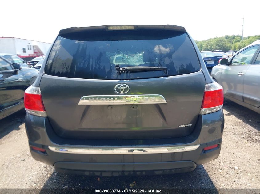 2012 Toyota Highlander Base V6 VIN: 5TDBK3EH7CS130779 Lot: 39863774