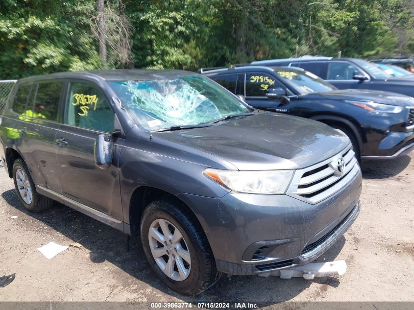 2012 Toyota Highlander Base V6 VIN: 5TDBK3EH7CS130779 Lot: 39863774