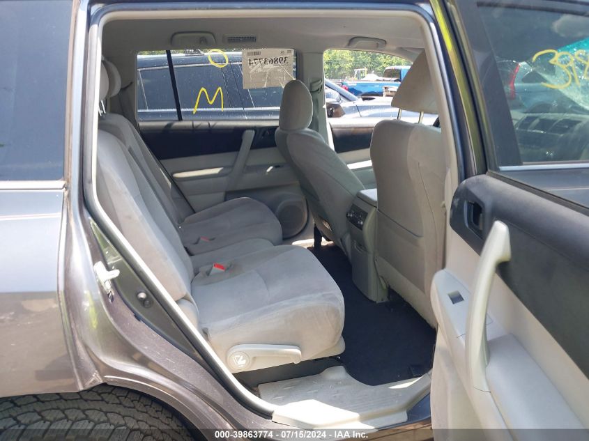 2012 Toyota Highlander Base V6 VIN: 5TDBK3EH7CS130779 Lot: 39863774