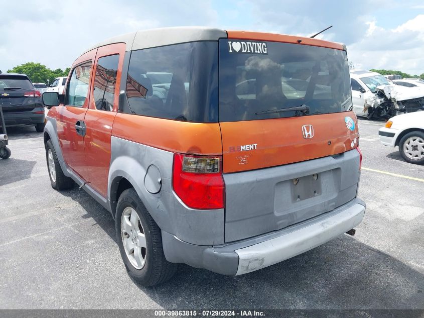 2003 Honda Element Ex VIN: 5J6YH18573L000639 Lot: 39863815